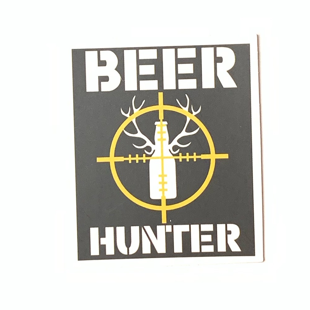 Beer Hunter Vinyl Sticker